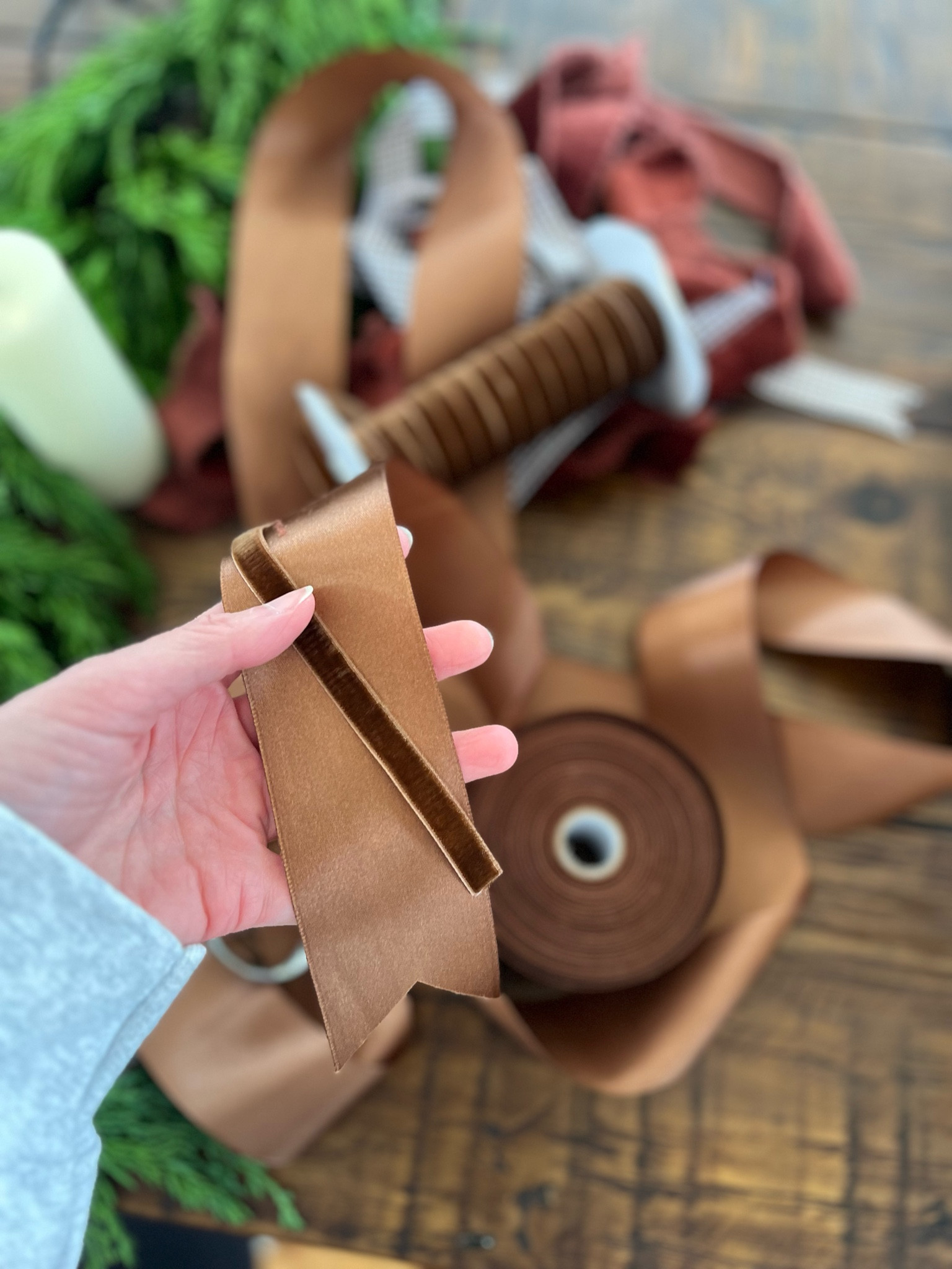 Chocolate brown ribbon on sale for Black Friday!

Using this 2” satin ribbon and the 3/8” velvet ribbon this year

Amazon find, Amazon home, Christmas ribbon, holiday decor, affordable holidayy

#LTKHome #LTKHoliday #LTKSaleAlert