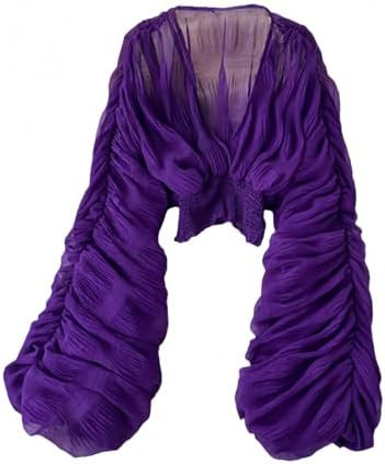 CUTEGAL Bell Sleeve Tops for Women Dressy Tops for Evening Wear Sexy Party Lace Blouses | Amazon (US)