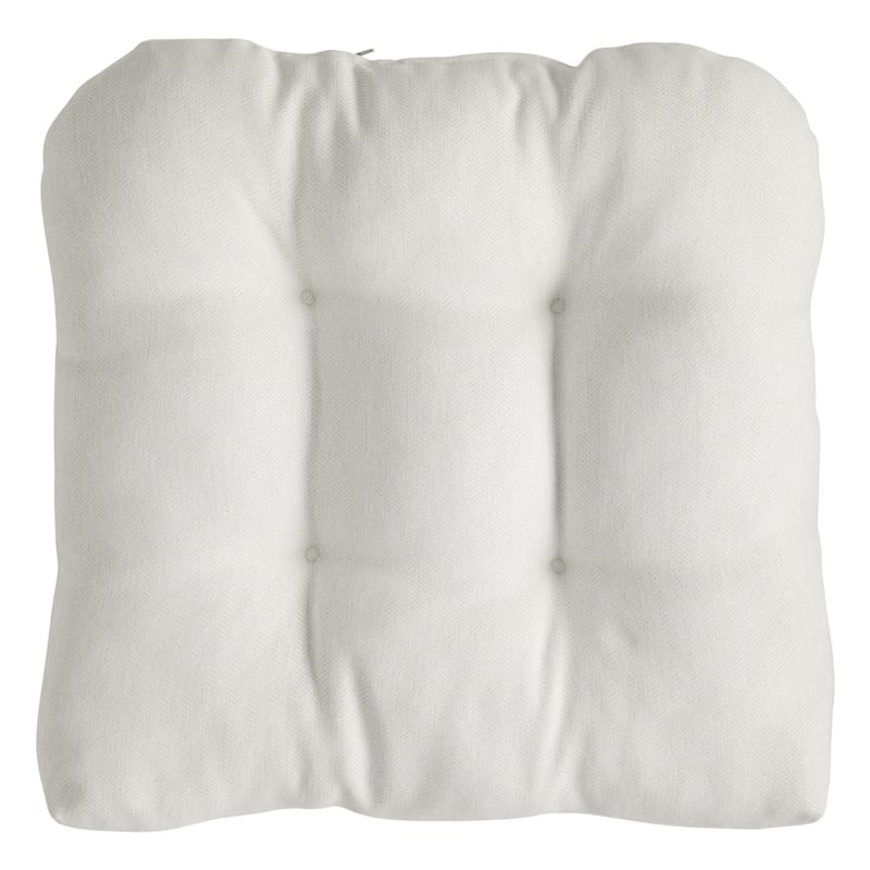 Tristin Heather Premium White Outdoor Wicker Seat Cushion | At Home