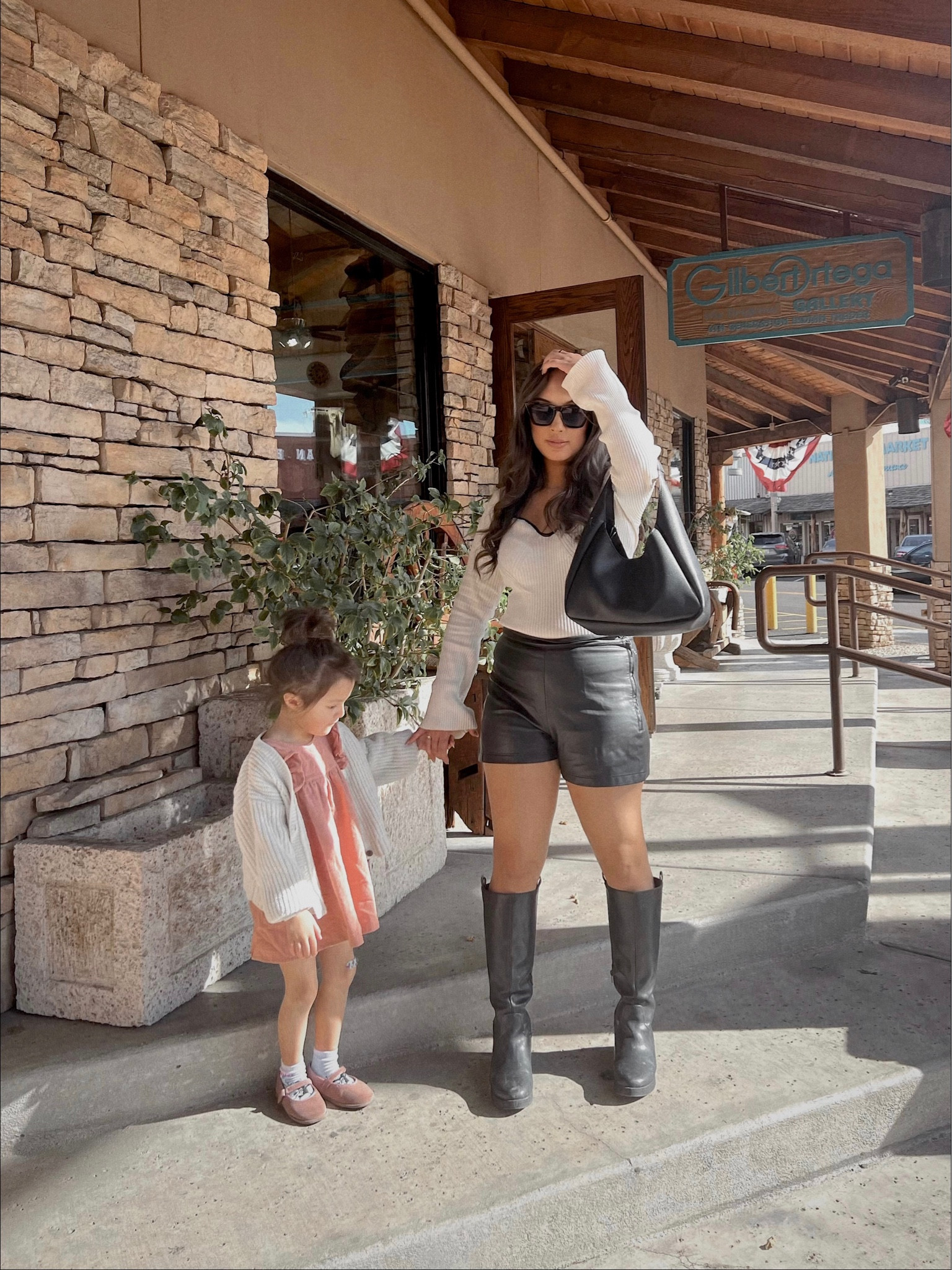 My mom took this photo lol 👩🏻 exploring Old Town Scottsdale w. my parents while they’re in town 🌵 
.
.
.
.
.
.
.
.
#oldtownscottsdale #oldtownscottsdaleaz #momlife #mamalife #girlmom #ootd #momootd #girlmama #daughterlove #hmxme #targetstyle #amazonfashion #amazonstyle #mangopurse #targetkids #amazonfinds 

#LTKFind #LTKstyletip #LTKsalealert