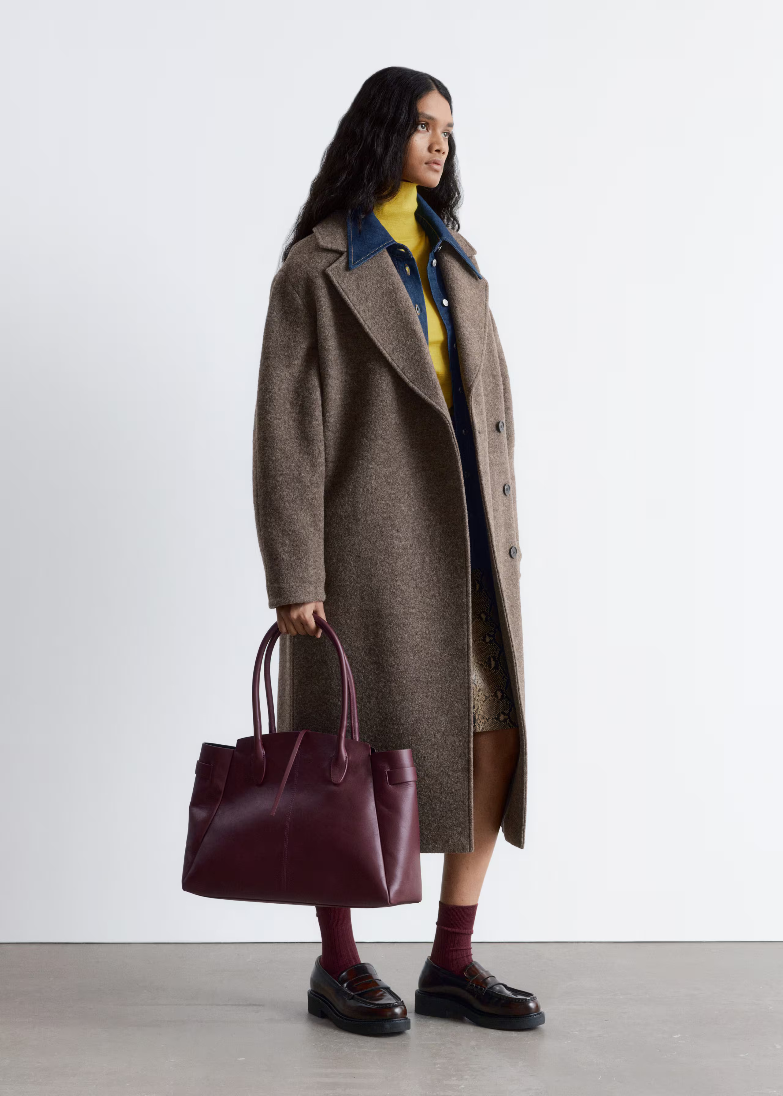 Voluminous Belted Wool Coat | & Other Stories UK