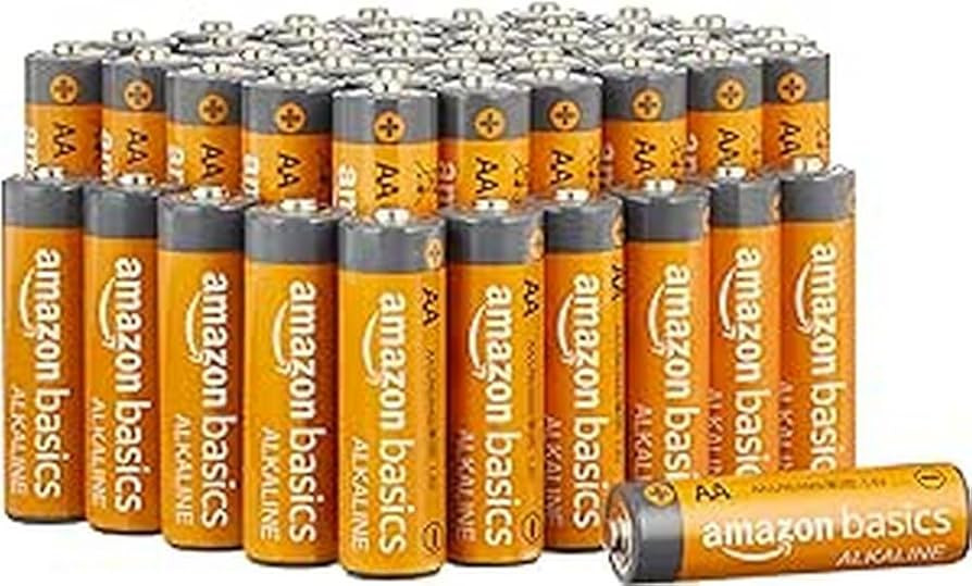 Amazon Basics 48-Pack AA Alkaline High-Performance Batteries, 1.5 Volt, 10-Year Shelf Life | Amazon (US)