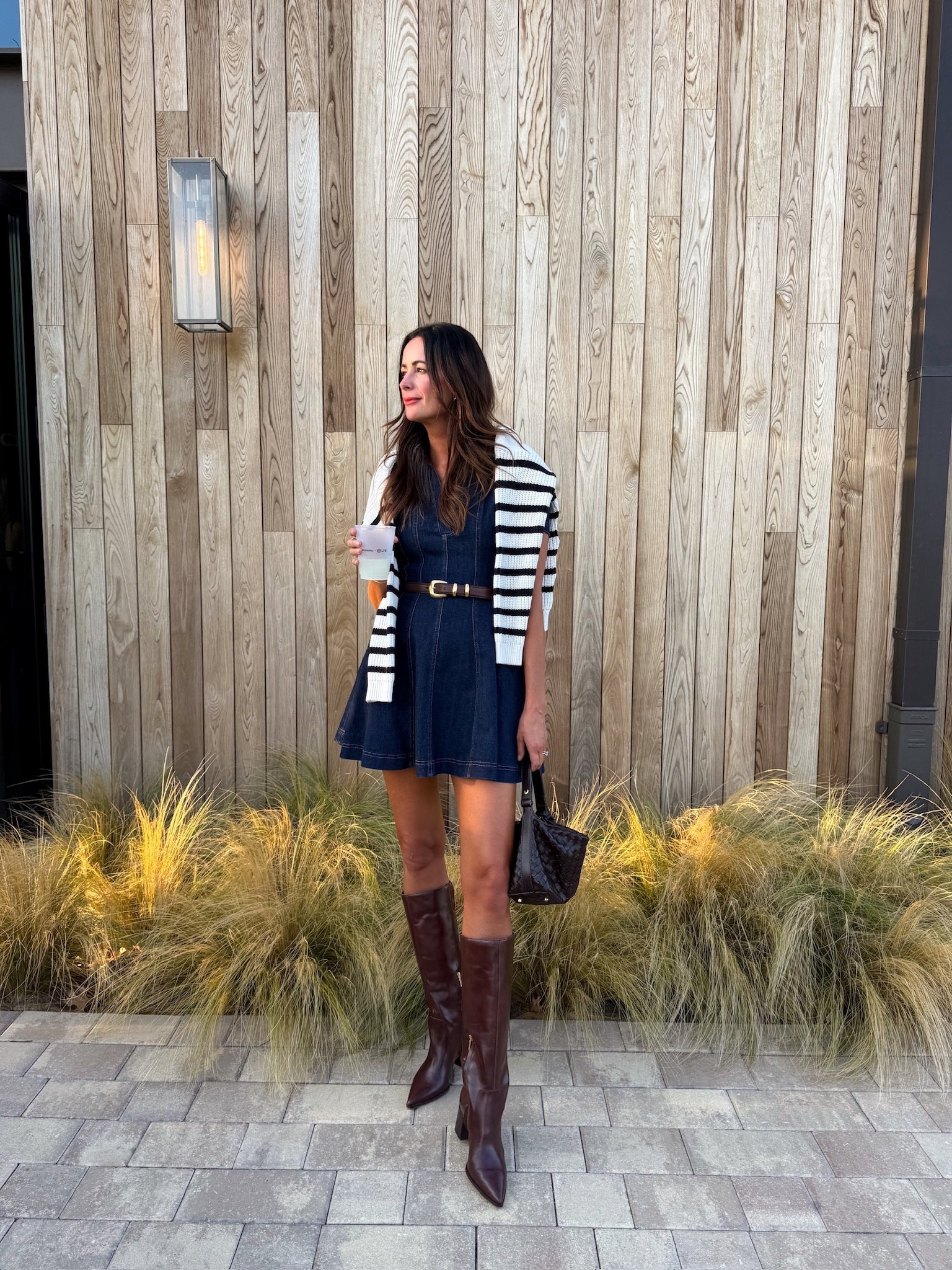 Outfit of the night foe LTKCon!! The theme was denim so I went with this super flattering denim dress! I added tall brown boots (which are now on sale)!! 

#LTKTall #LTKStyleTip #LTKCon