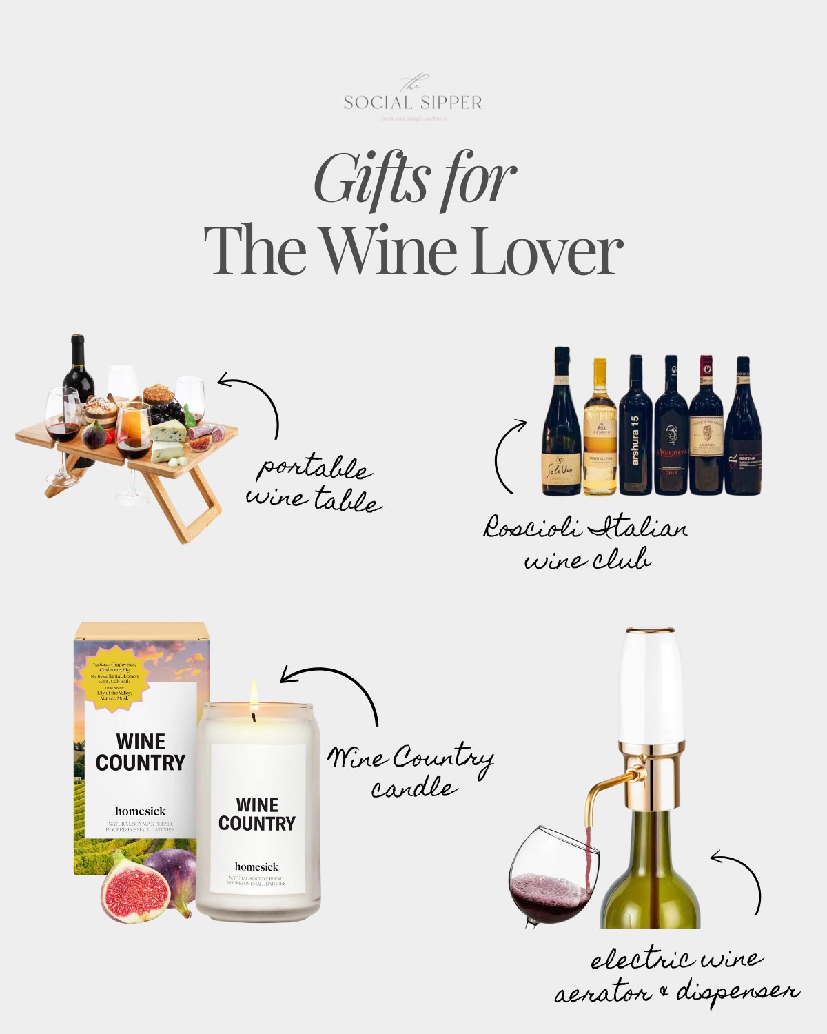Gift guide! Gift ideas for wine lovers!

#LTKHoliday #LTKGiftGuide #LTKCyberWeek
