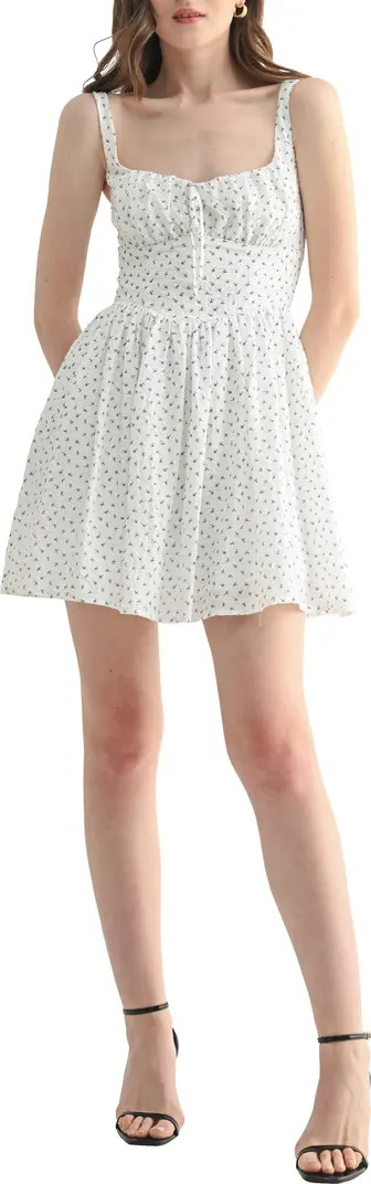 All in Favor Ditsy Cotton Minidress | Nordstrom | Nordstrom