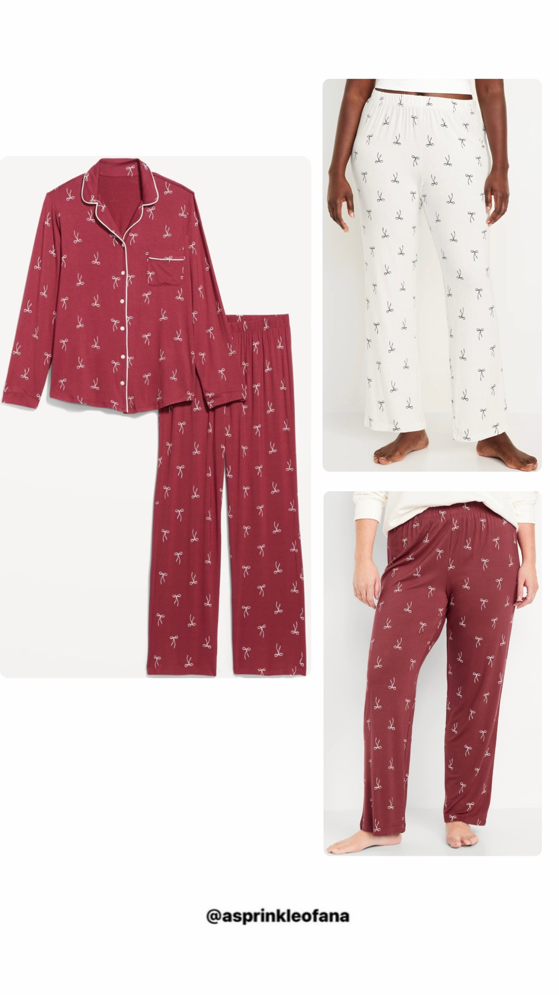 Cutest bow pjs 🎀

#LTKsale #LTKstyletip #LTKgiftguide