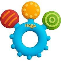 HABA Clutching Toy Color Play Silicone Teether | Amazon (US)