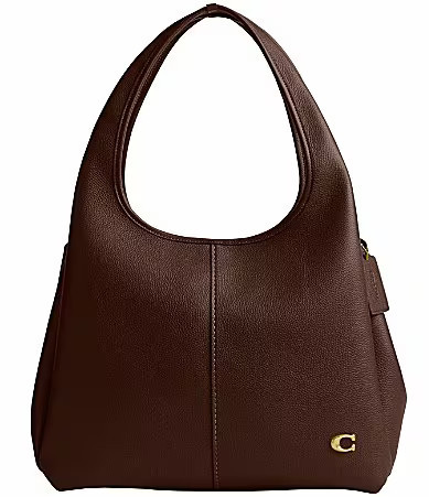 COACH Lana Leather Shoulder Bag - Maple | Dillard's