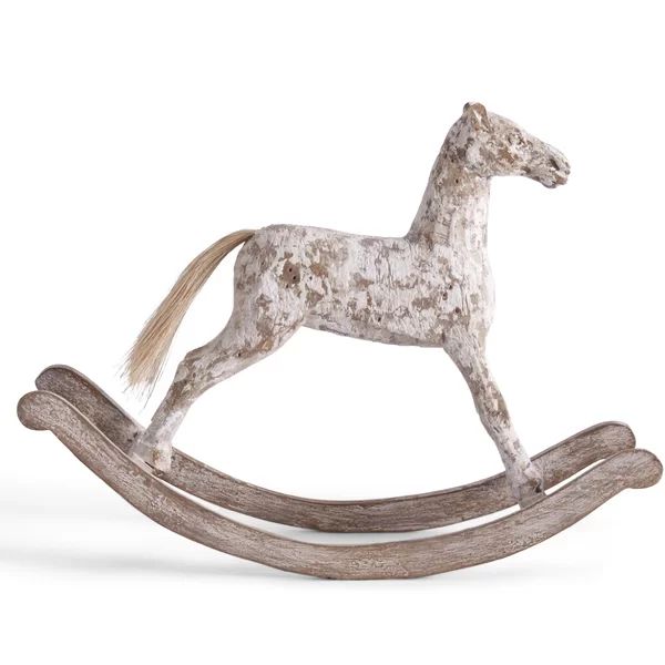 8" H x 10" W x 10" D 1 Piece Miniature Rocking Horse Figurine | Wayfair North America