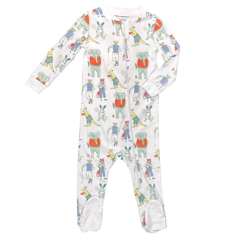 Heyward House- Footie- Autumn Animal Club | Persnickety