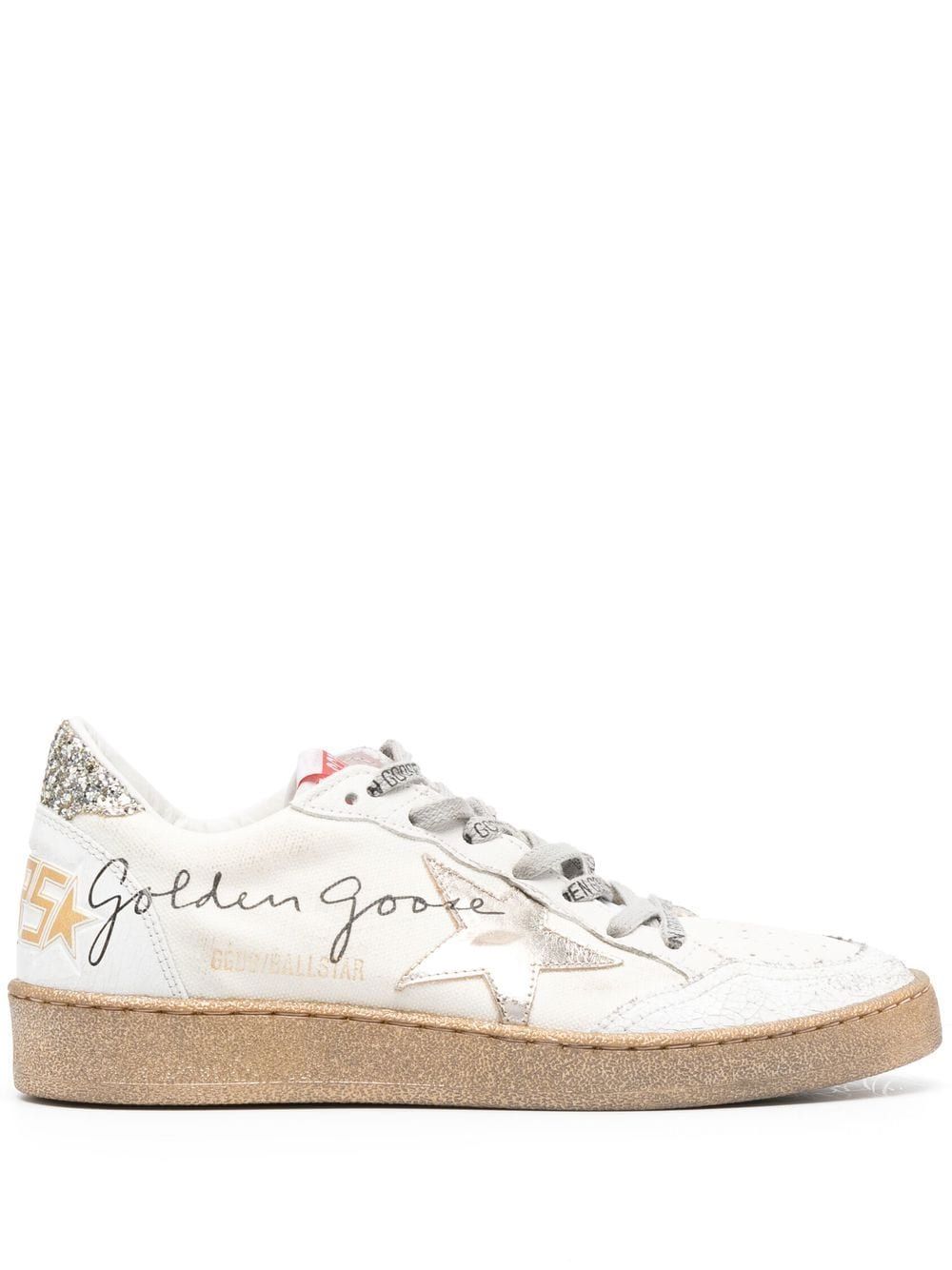 Golden Goose Ball Star lace-up Sneakers - Farfetch | Farfetch Global