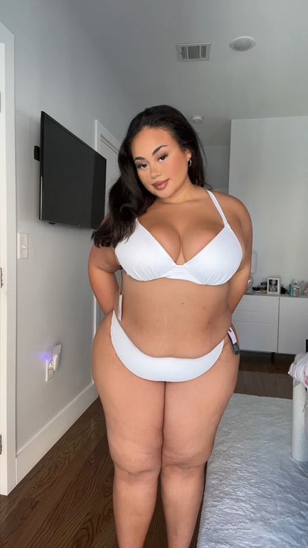 Plus size bathing suitssss

1st white top: 38C
2nd white top: XL
bottoms: XL

Pink suit top: XL
Pink bottom: 1X

Black crochet top: XL

Set from the start
Top:L
Bottom: XL

#LTKplussize #LTKU #LTKswim