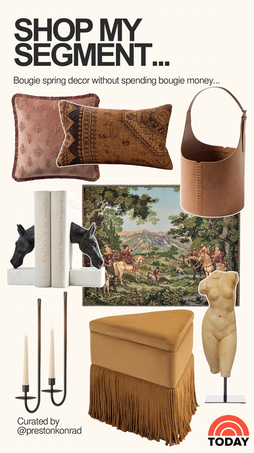 Leaning into a moodier, romantic layer of the home from my Today Show segment this morning! Think warm tones, vintage-inspired textures, and pieces that feel collected. Everything from this look is linked here to shop! 

#LTKHome #LTKdayinmylife #LTKMens