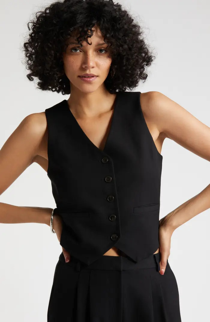 Nordstrom Textured Button-Up Vest | Nordstrom | Nordstrom