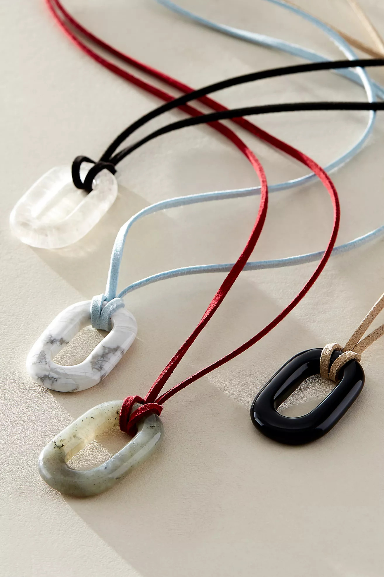 ALV Semiprecious Stone On Suede Necklace | Free People (Global - UK&FR Excluded)