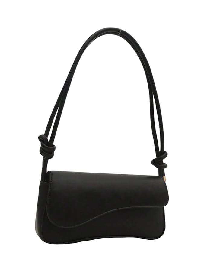 SweatyRocks Women's Asymmetrical Flap Shoulder Bag Adjustable Knot Strap Top Handle Purses | Amazon (US)