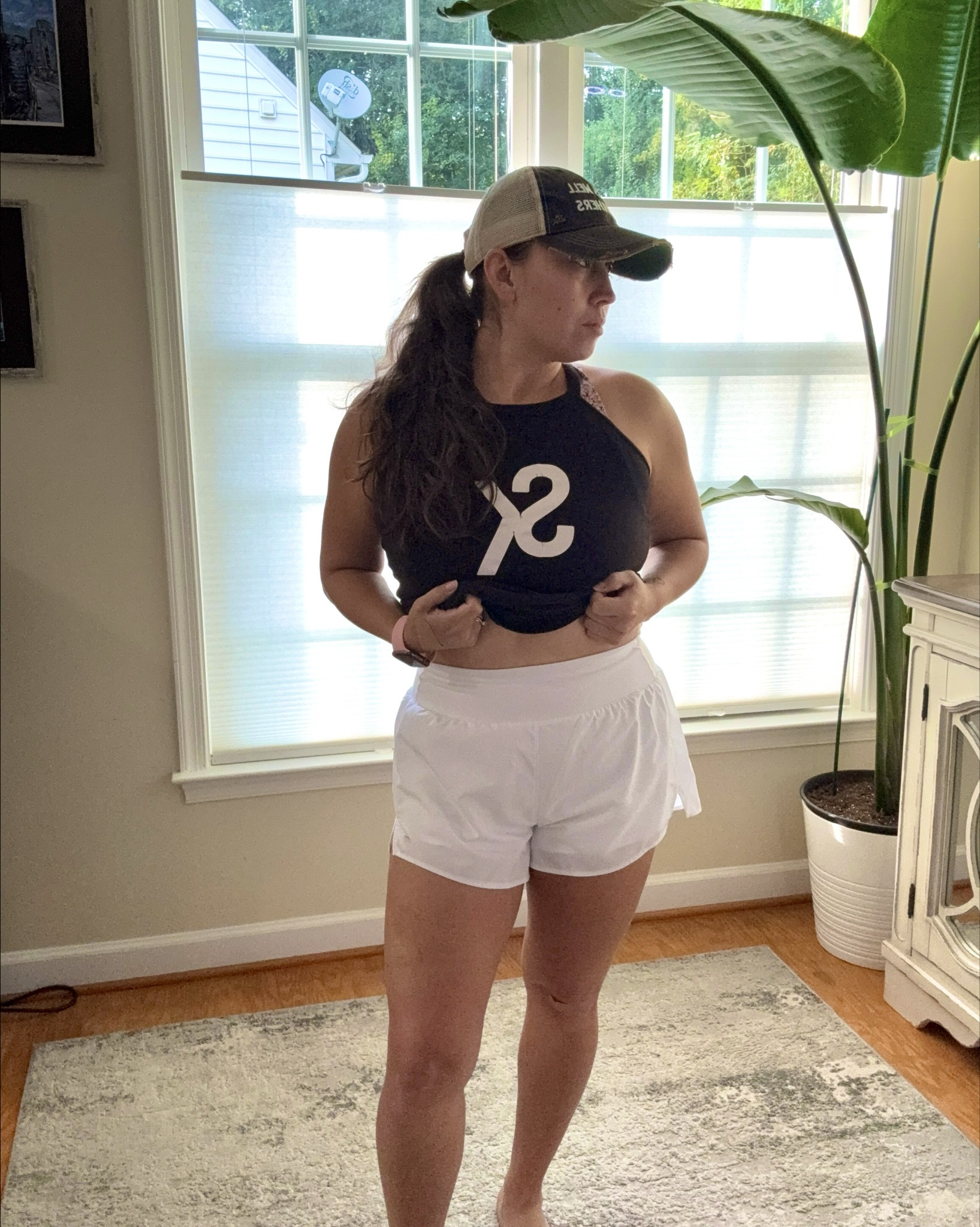 Comfortable Workout shorts with spandex and thick waist band. 

#LTKMidsize #LTKFindsUnder100 #LTKActive