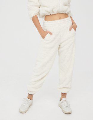 OFFLINE By Aerie Fluffy Sherpa Jogger | Aerie