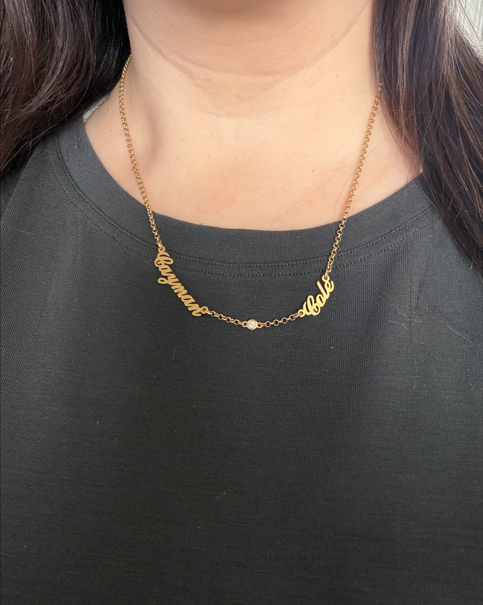 The necklace I wear every day with my boys names on it!!
It’s the perfect gift for mom!! 
#mothersdaygifts #easterpresents

#LTKmomlife #LTKSpringSale #LTKootd