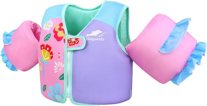 Gogokids Toddler Floaties, Kids Swim Vests for 20-50 lbs Girls and Boys, Pool Float Jackets with ... | Amazon (US)