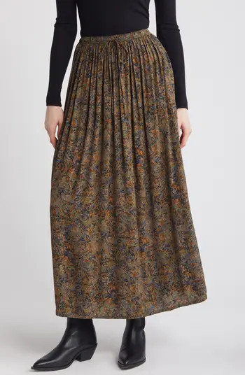 Drawstring Maxi Skirt | Nordstrom