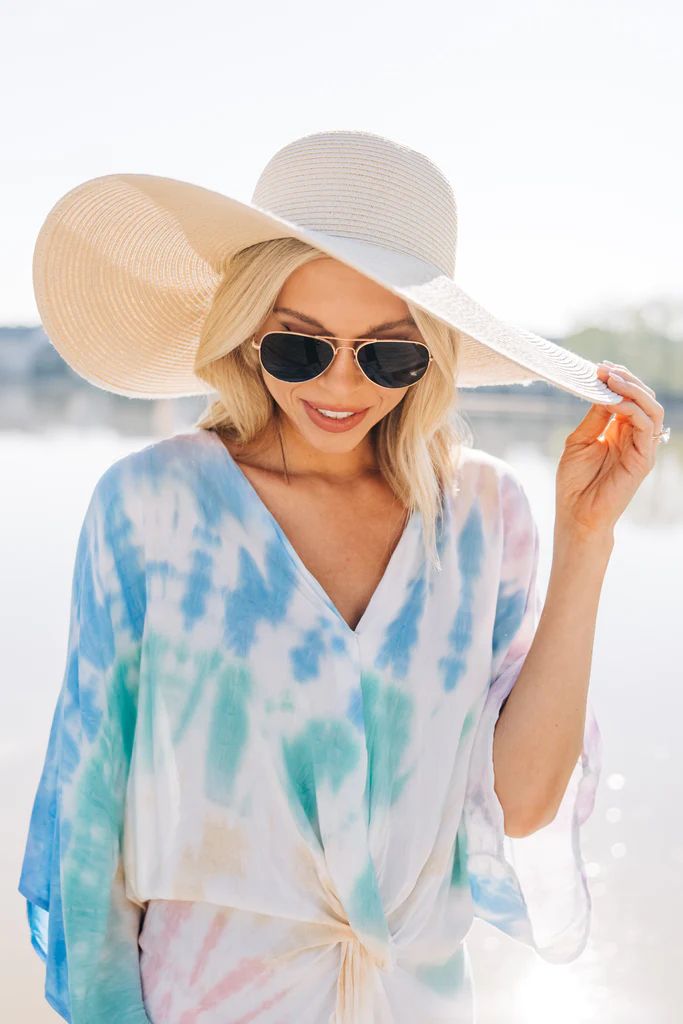 Throwing Shade Natural Brown Sun Hat | The Mint Julep Boutique