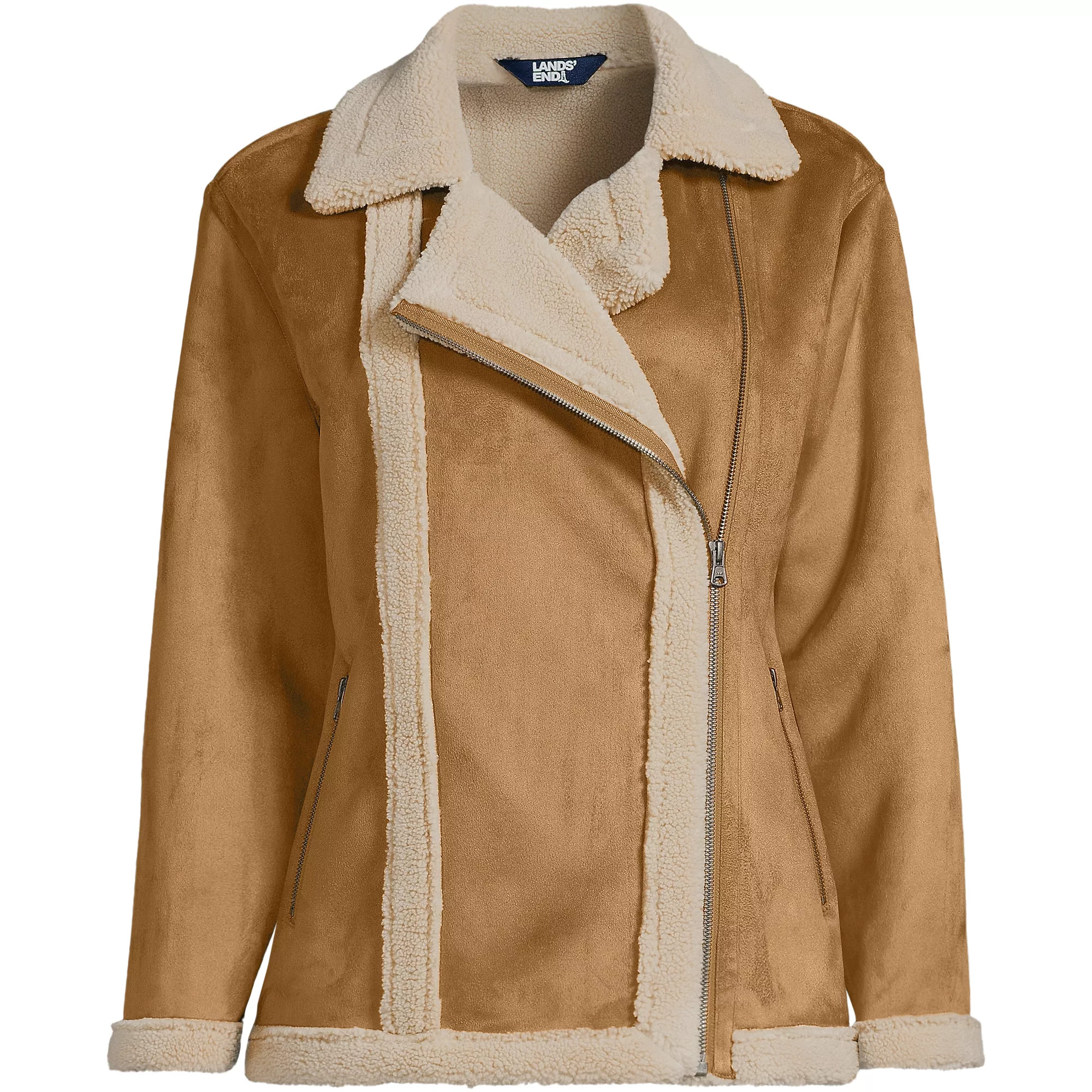 Women's Faux Shearling Jacket | Lands' End (US)
