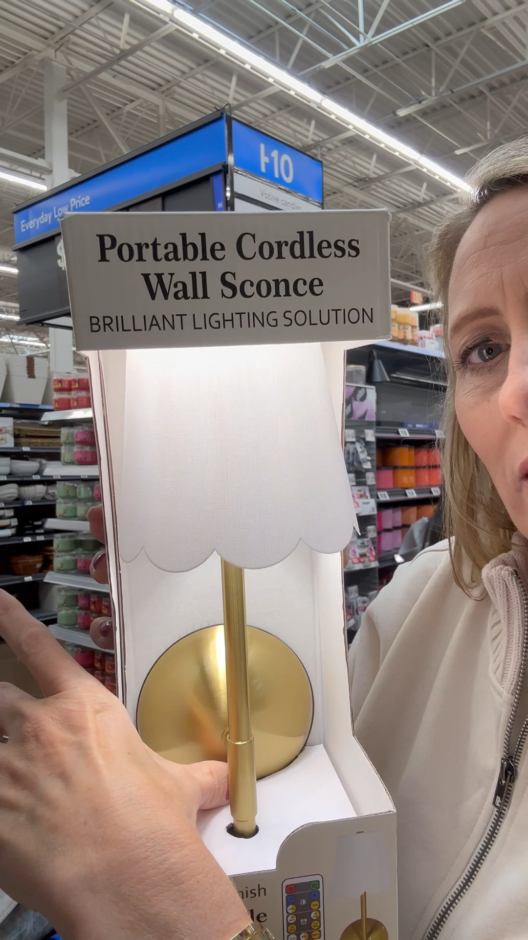Gold Cordless Wall Sconce ~ Add to your Wall for instant Charm! Home Decor for your office, hallway, laundry, craft space.

#LTKSeasonal #LTKFindsUnder50 #LTKHome