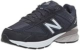 New Balance 990 V5 Lace-Up Sneaker, Navy/Navy, 4 US Unisex Big Kid | Amazon (US)