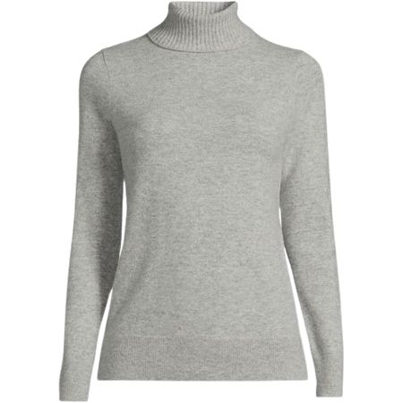 Women's Plus Size Cashmere Turtleneck Sweater | Lands' End (US)
