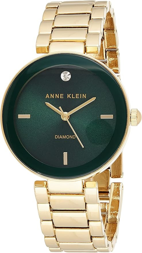 Anne Klein Women's Genuine Diamond Dial Bracelet Watch | Amazon (US)
