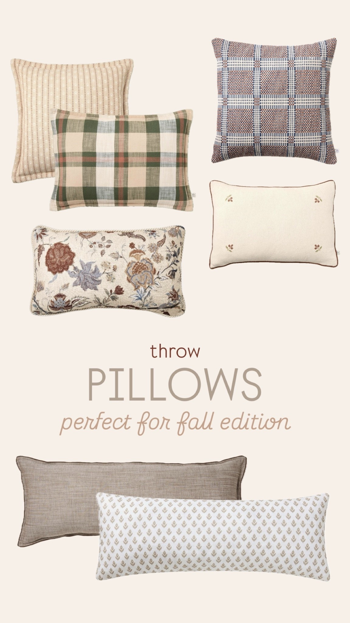 Fall throw pillows!

#LTKSeasonal #LTKHome #LTKSaleAlert