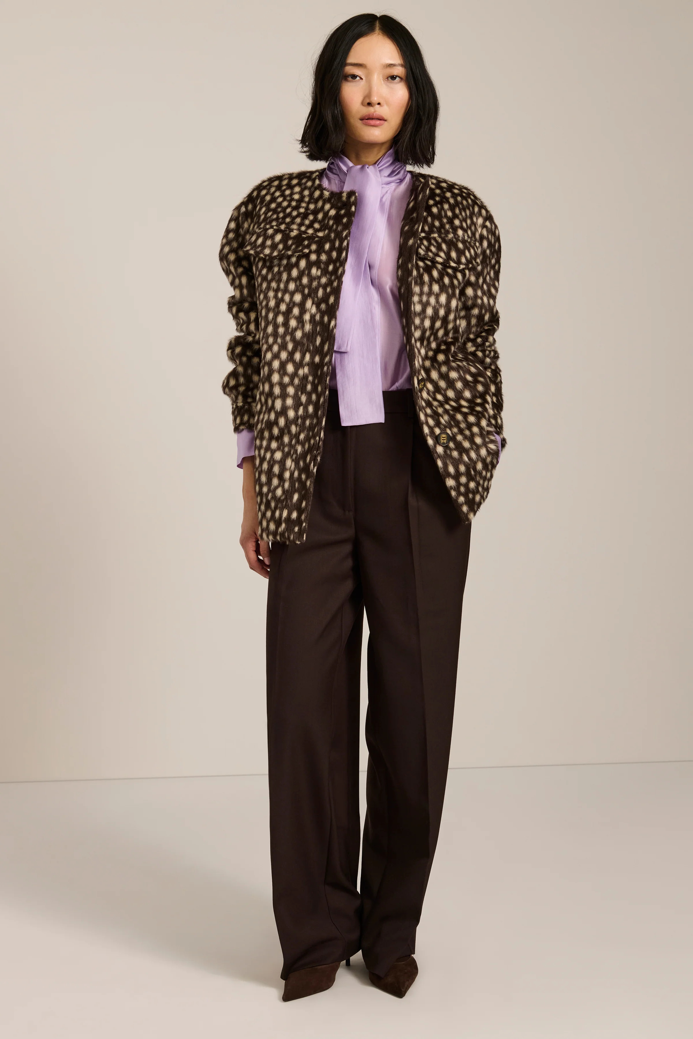 Dakota Bambi Print Utility Jacket | Bernardo Fashions