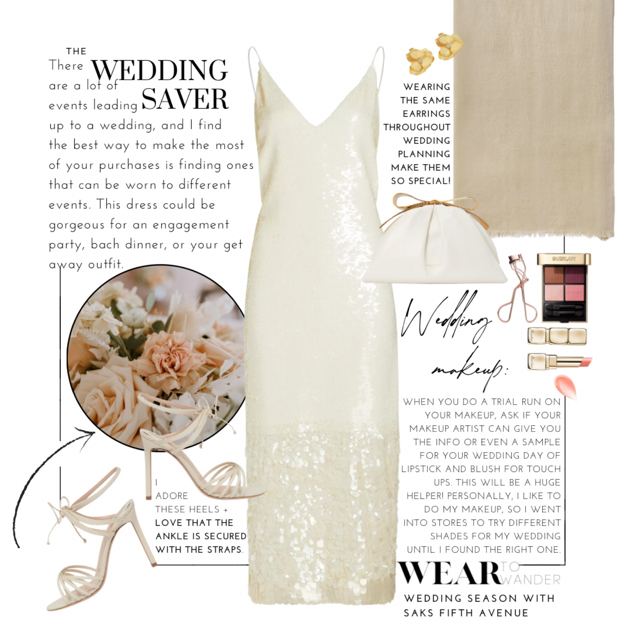 Around fifteen years ago I picked up an off white satin high heel with the prettiest jeweled embellishment @saks. I had nowhere to wear them and thought perhaps I’d dye them for a special event. 

Spoiler alert: I in fact did not dye them but I did wear them to a special event last year. This special event happened to be my own wedding. Because somewhere in those fifteen years of holding on to a beautiful but everyday impractical shoe I decided I’d wear them for my big day. 

So before I met my husband and long before he proposed I had the shoes. The day came that he proposed and I headed back to the mother land of Saks Fifth Avenue in search of a dress to compliment the shoes. 

Whether you’re in this same boat of having a small wedding or you need outfits for multiple events during your wedding season, you can find it all at Saks Fifth Avenue. Even the shoes you purchase now and hold on to until the big day. #Saks #SaksPartner   

#LTKStyleTip #LTKWedding #LTKSeasonal