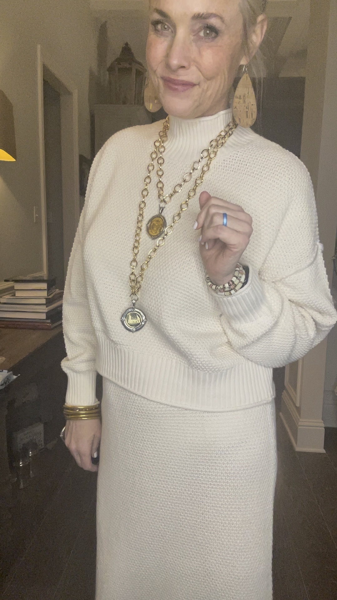 Is the Hailee Sweater Skirt set worth the hype? Yes, my friends. Yes it is. 

It can be worn year round and easily be dressed up or down. I think it would be perfect to travel in. It’s a bit of a splurge at $108, but both the sweater and the skirt can be styled separately with so many other things, that I think it justifies the price. It comes in 6 colors and in sizes XS-XL. I am in the medium. 

As a reminder for reference, I’m 53, 5’8, and 140 lbs. I typically wear a 6/8 or medium. 

I am also buying the Amazon version to compare. Stay tuned. 



#LTKover40 #LTKGiftGuide #LTKmidsize