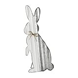 Mud Pie Easter Easel Tin Décor, Large Bunny, 9.75" x 22.25 | Amazon (US)