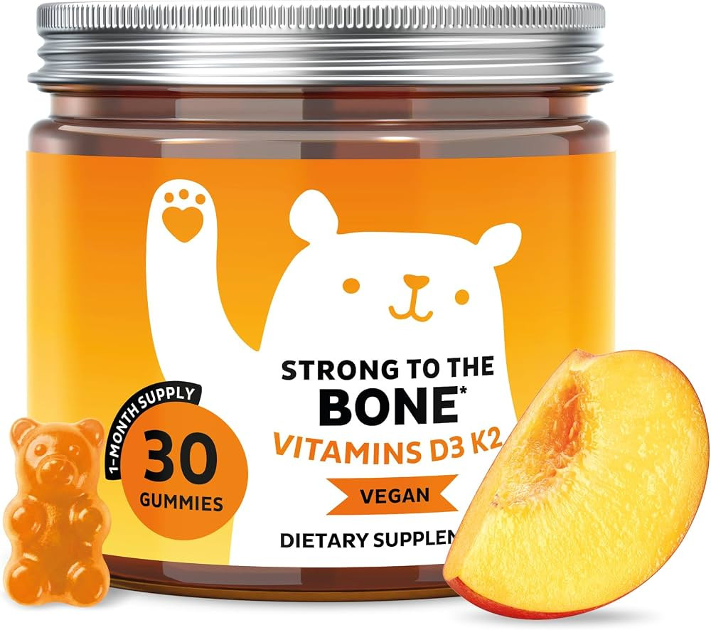 Bears with Benefits Vitamin D3 K2 Gummies for Adults \u2013 Bone Strength, Immune & Heart Health ... | Amazon (US)