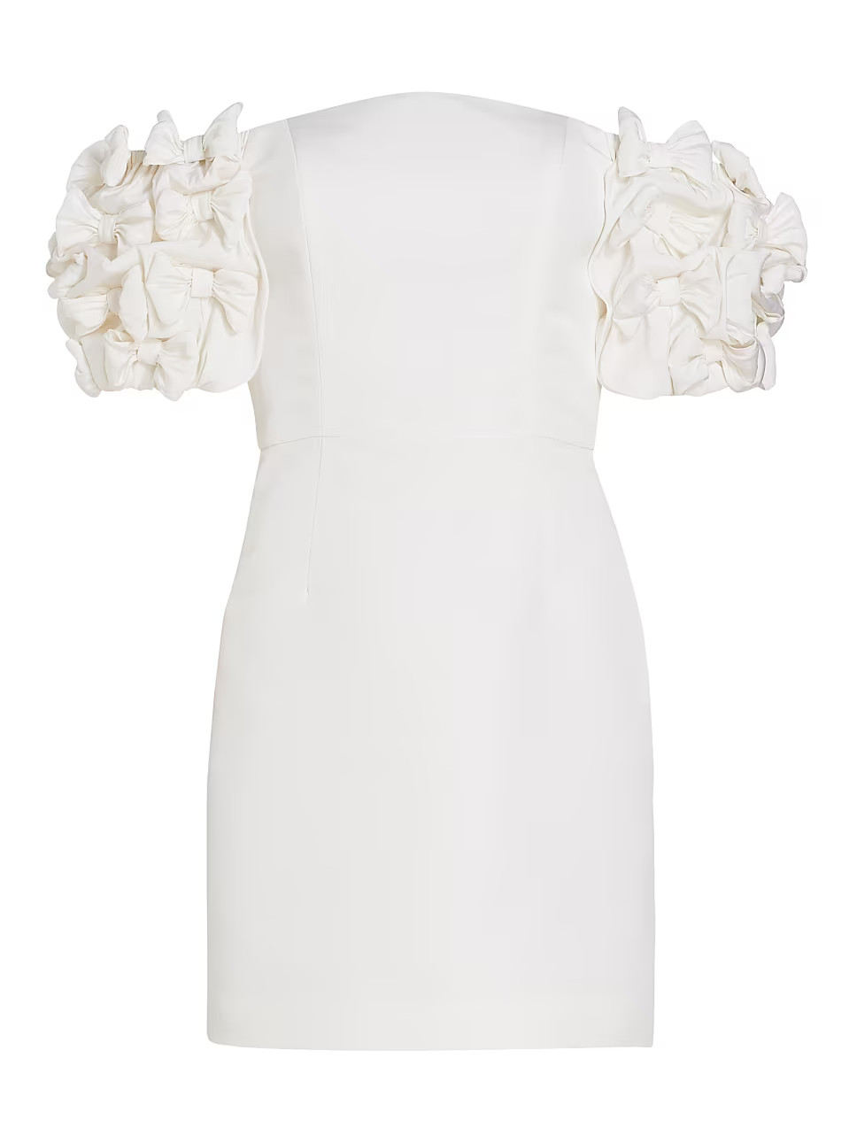 Olivia Bow-Sleeve Silk Minidress | Saks Fifth Avenue