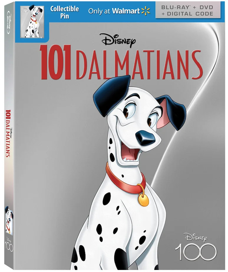 101 Dalmatians - Disney100 Edition Walmart Exclusive (Blu-ray + DVD + Digital Code) | Walmart (US)