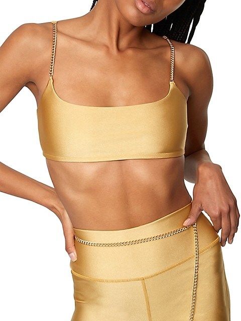 WeWoreWhat Chain Cami Bra Top on SALE | Saks OFF 5TH | Saks Fifth Avenue OFF 5TH