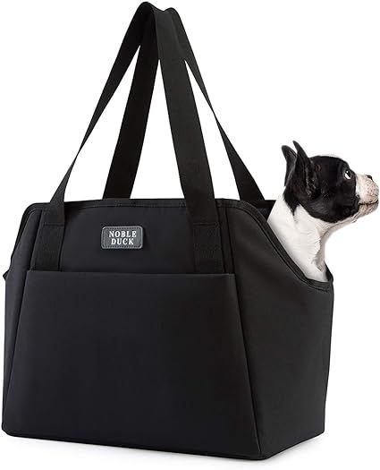 NOBLE DUCK Small Dog Carrier Purse with Pockets, Portable Small Dog/Cat Soft-Sided Carrier with A... | Amazon (US)