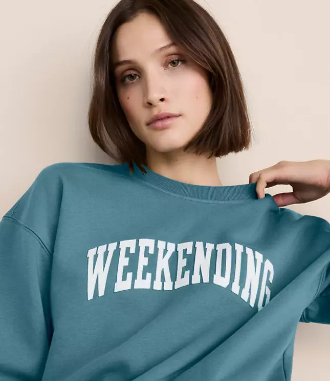 Lou & Grey Weekending Elite Fleece Sweatshirt | Loft | LOFT