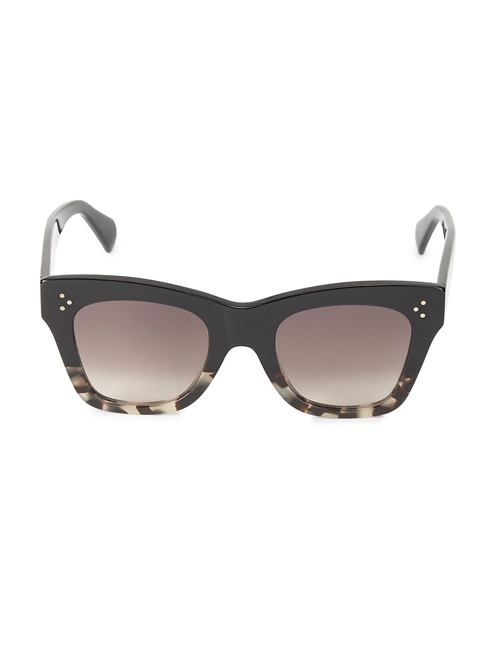 Women's 50MM Square Cat Eye Sunglasses - Gradient Brown Black | Saks Fifth Avenue