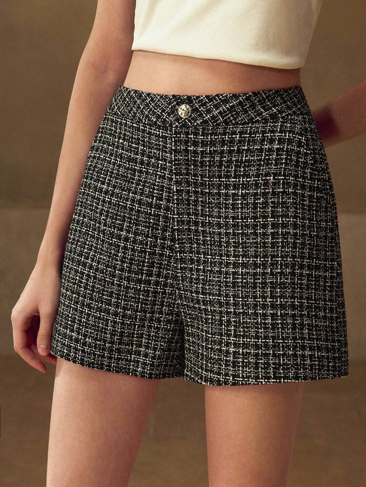 MOTF PREMIUM Shorts Mit Allover-Muster, Regular Fit | SHEIN