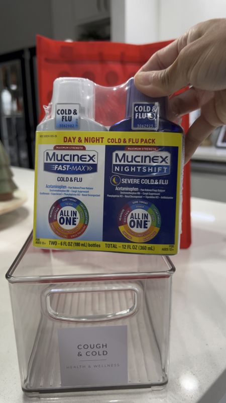 Flu Season Make sure to stock up with your favorites !!! #medicine #mucinex #medicinecabinet #organization #clearcontainer #labels 

#LTKhome #LTKfindsunder50 #LTKSeasonal