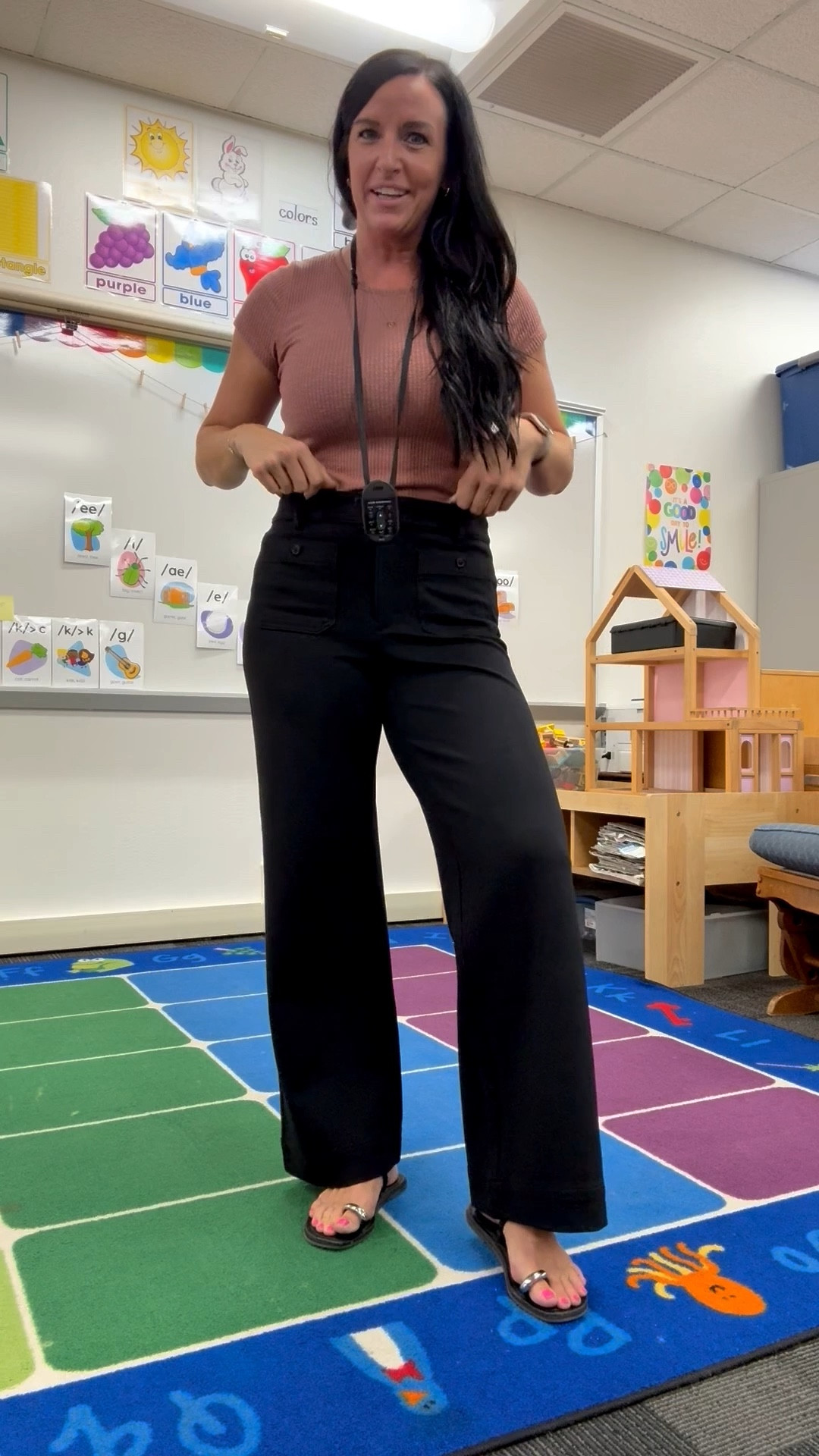 My favorite Teacher trousers that are stretchy and look professional!

I fit fine in my normal size 4,  but ended up liking the size up better!

On sale rn! Linking the corduroy style too!

#LTKSeasonal #LTKWorkwear #LTKSaleAlert