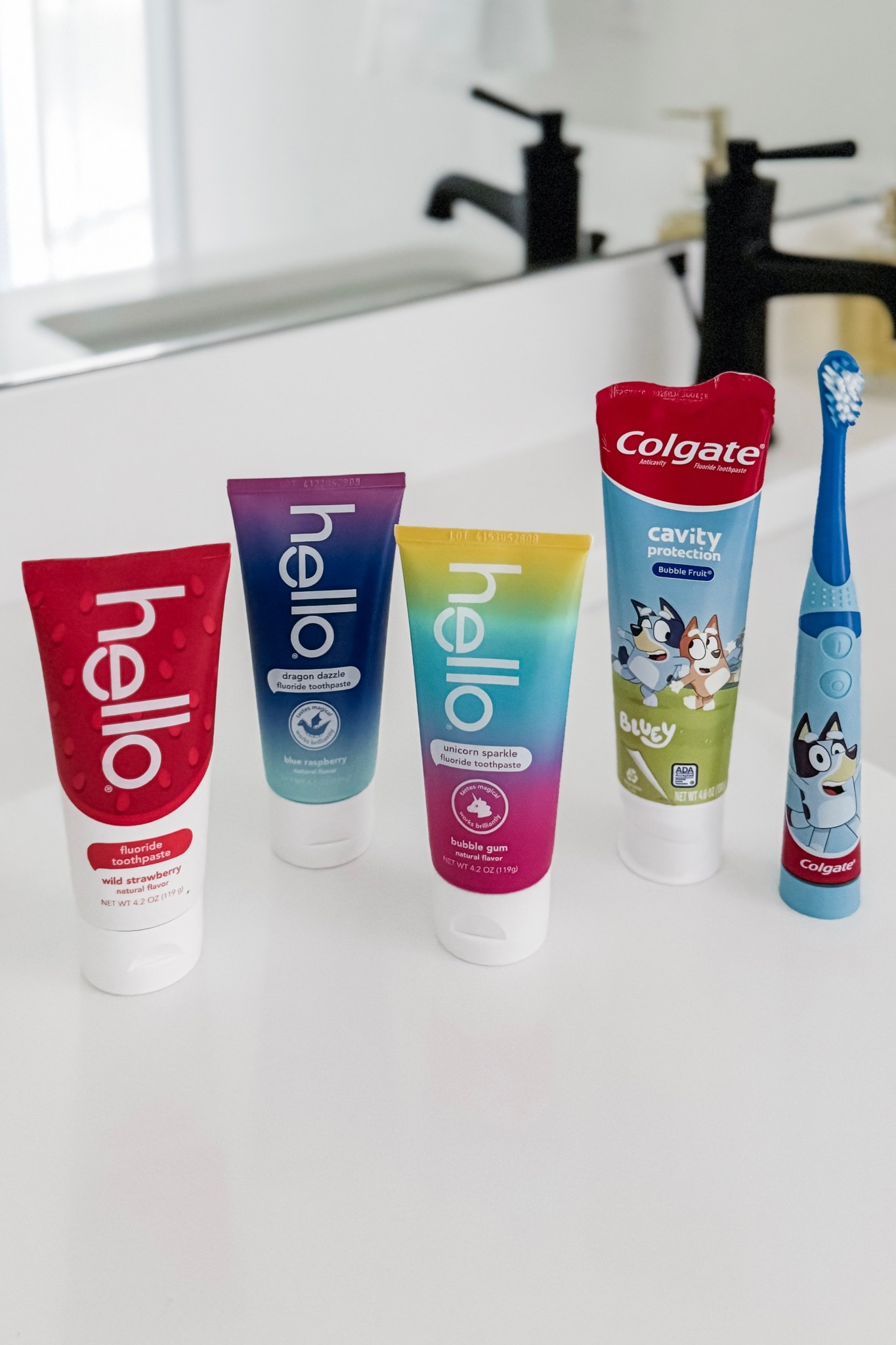 Hopefully my toddler will like ONE of these flouride toothpastes! It’s been a SUCH battle since we switched from her baby training toothpaste 😩 It’s obviously really important (now, more than ever 🫠) to get flouride on your teeth. I personally like the flavors of all of these options, but TBD whether my toddler agrees. 🪥

#LTKKids