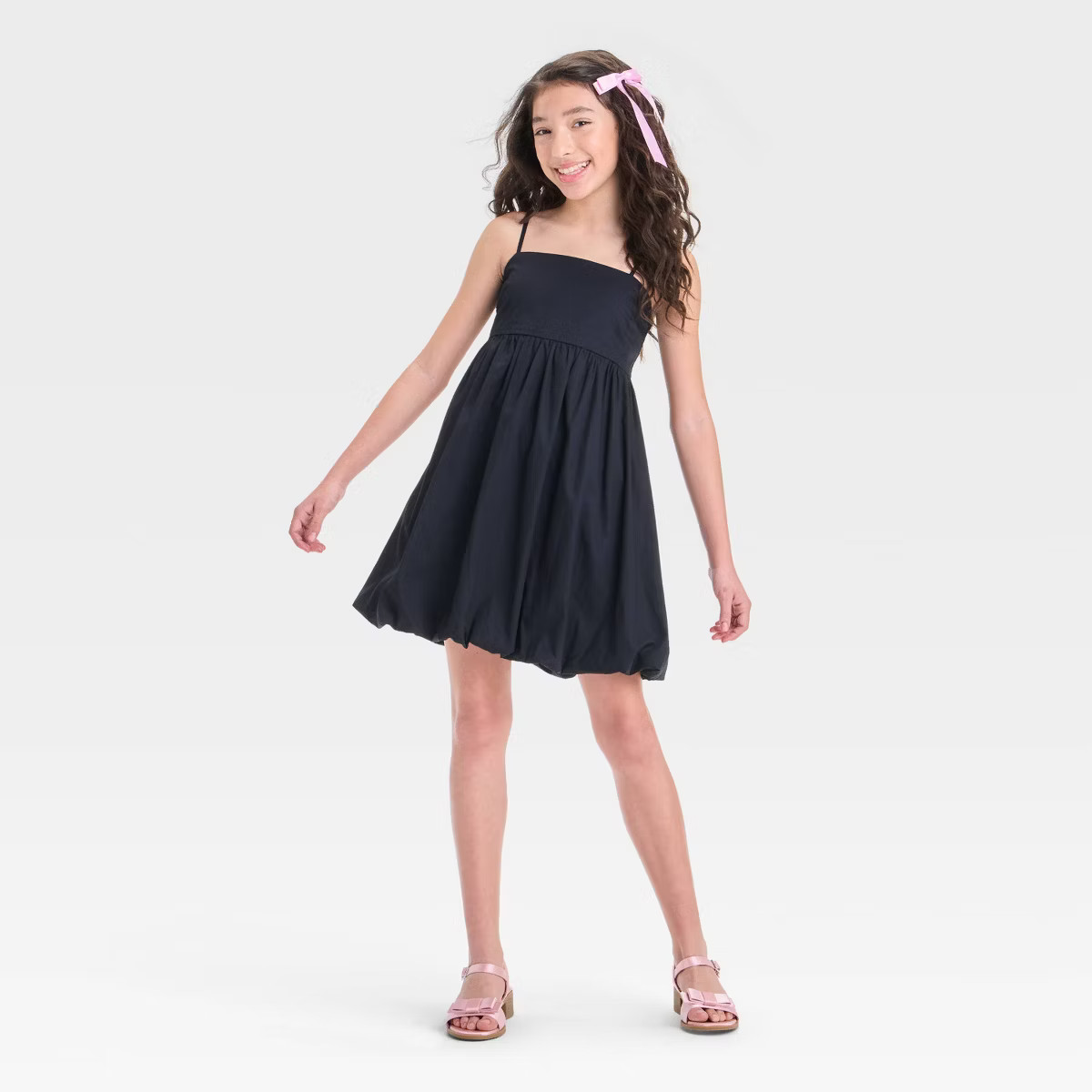 Girls' Strappy Babydoll Bubble Dress - art class™ | Target