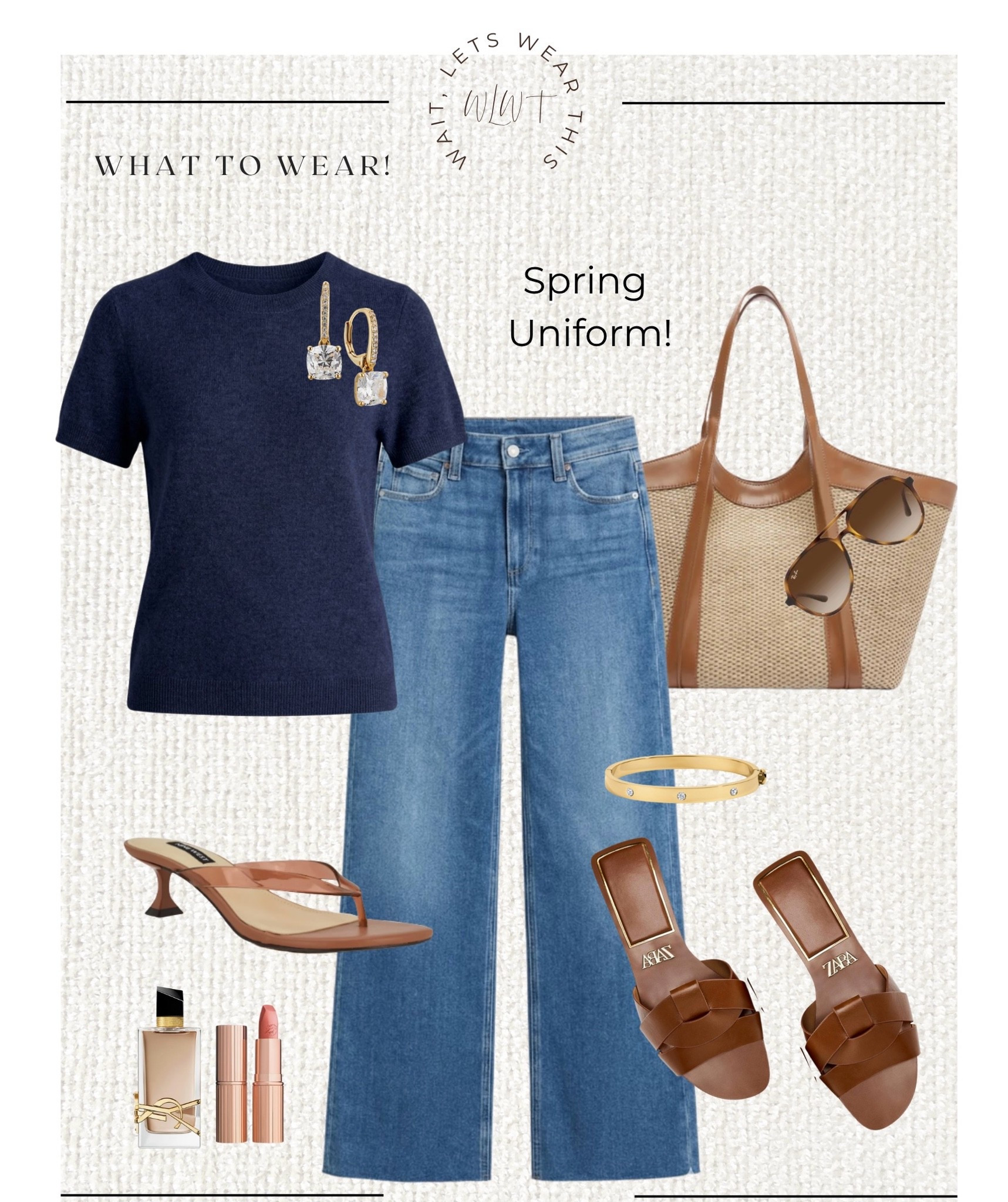 My spring casual uniform lately…
Jeans + cashmere tee

#LTKootd #LTKOver40