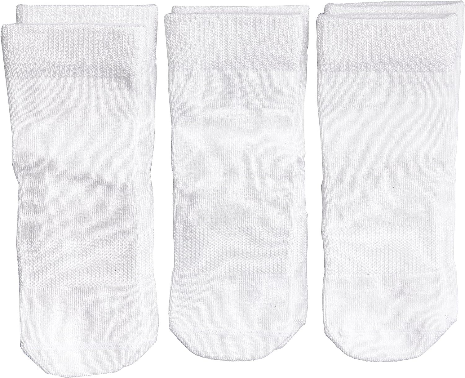 Squid Socks Bamboo Socks for Girls & Boys, 6M, 12M, 2T - 3T, White Grippy Socks that Stay On - As... | Amazon (US)